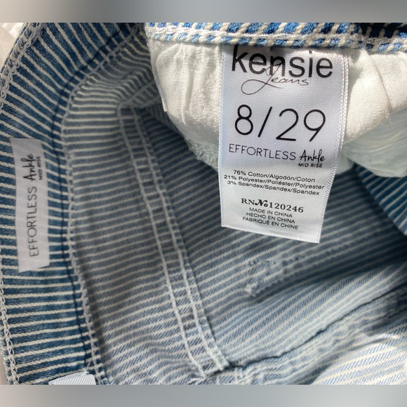 Kenzie Mid Rise Striped Jean - Picture 5 of 6